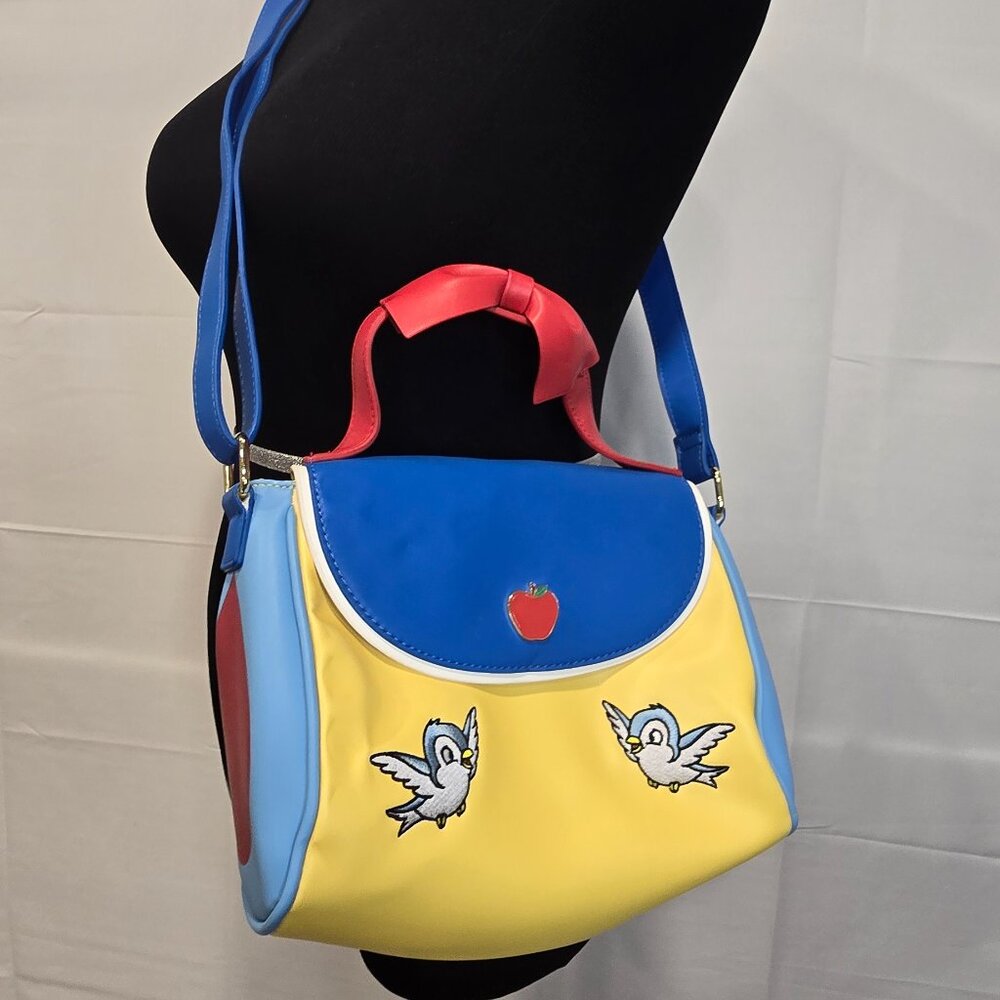 Loungefly Snow White and the Seven Dwarfs 85th Anniversary Crossbody Bag